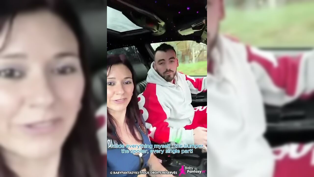 Babyfantasy83 - I fuck my pussy in the back of Dylan Gautier's Taxi