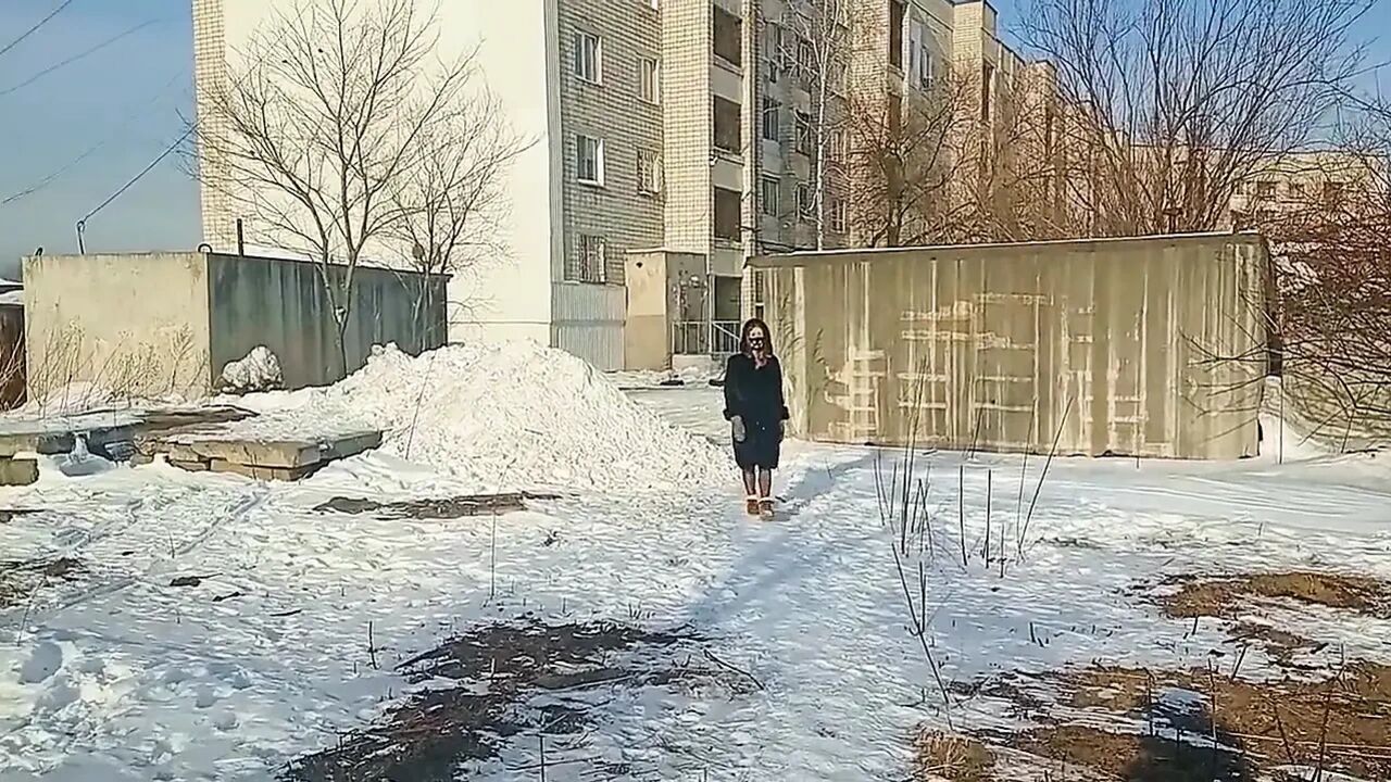 Winter has come! And that means it's time to walk in a fur coat!