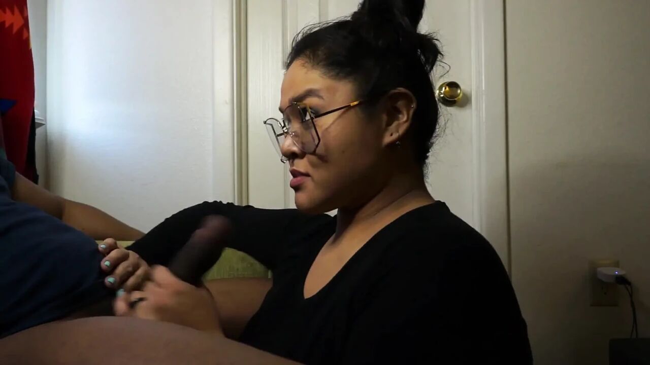 Pulling on That Dick with Her Throat