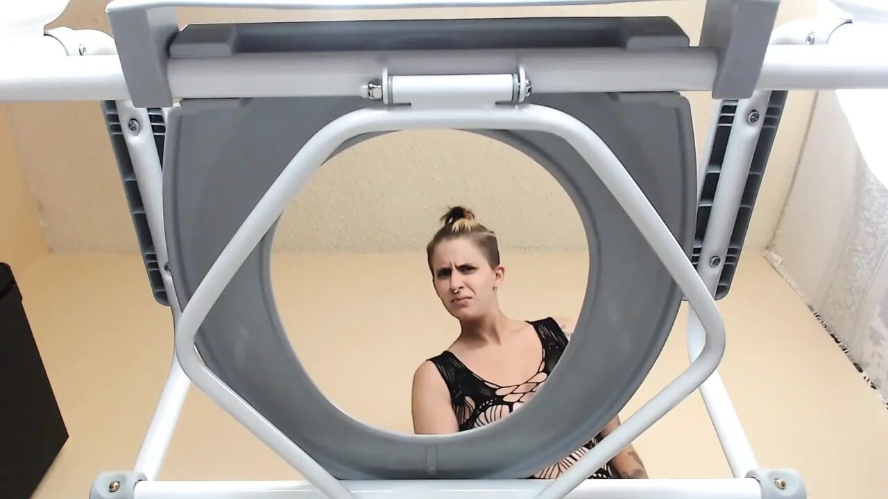 Fart tease the toilet slave