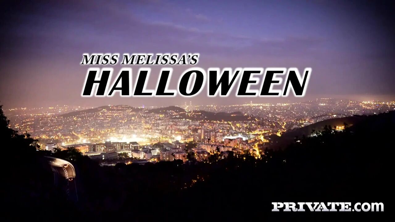 Teen Miss Melissa Celebrating a Horny Halloween Sex Party