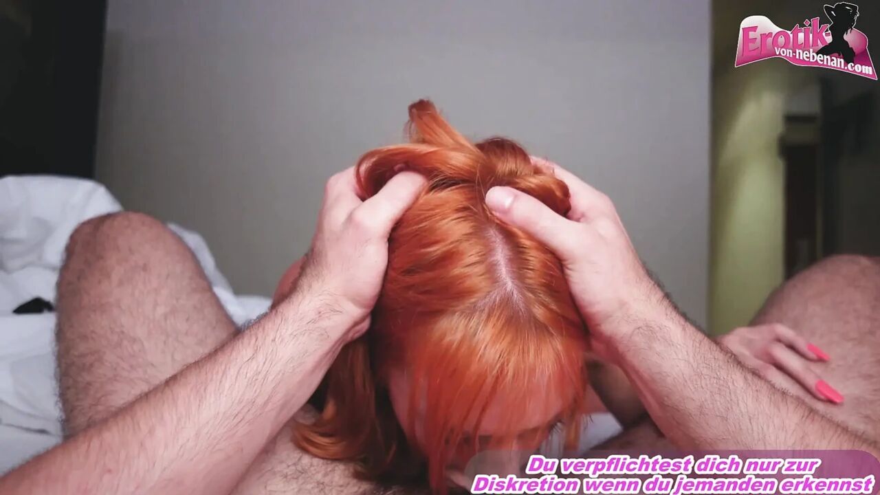 German 18 year old maid seduces guest in hotel POV