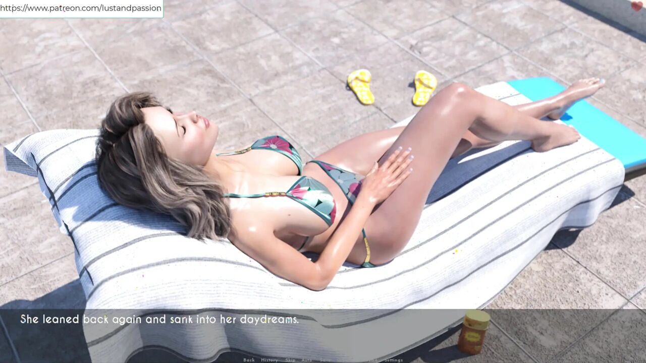 AWAM - Sam massage lotion on Sophia back