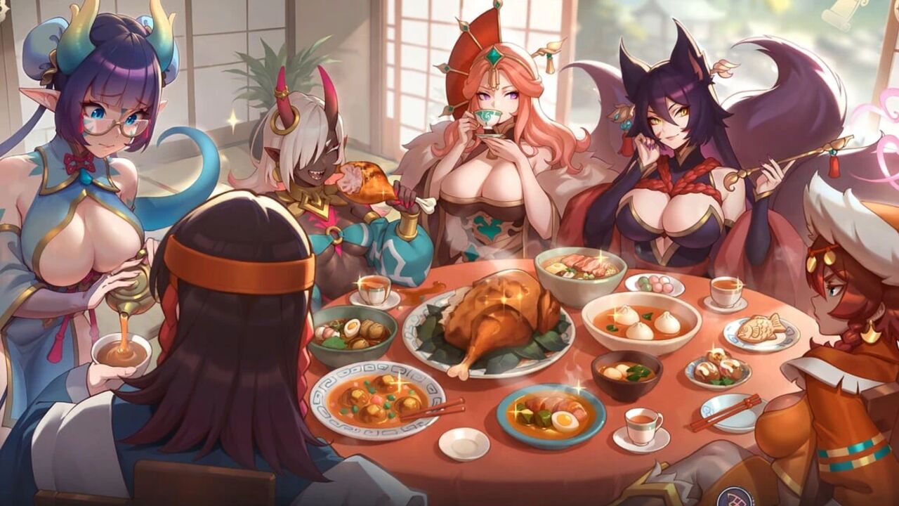 Ep9: Tea Ceremony with the Chosen 5 - a Royal Gathering in the Imperial Harem - Harem Fantasy