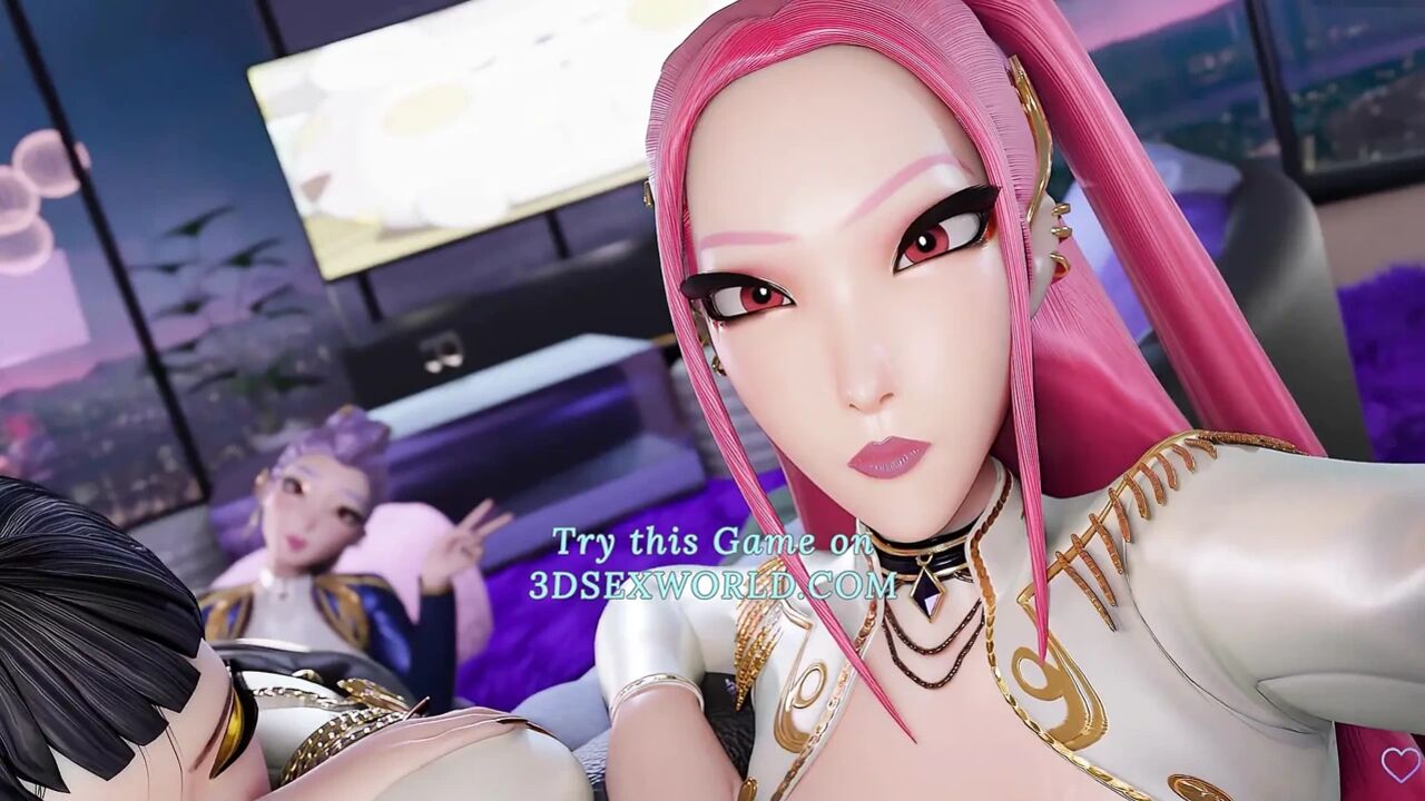 Anal Creampie and Pussy Licking Threesome (3D Gameplay) 60 Fps