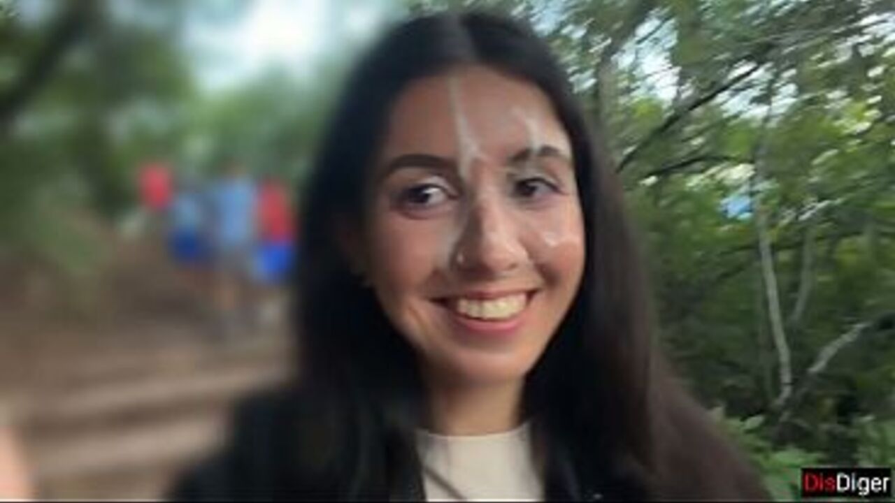 If you come second to this mountain - you'll be walking around with cum on your face in front of people! - Crazy Public Cumwalk