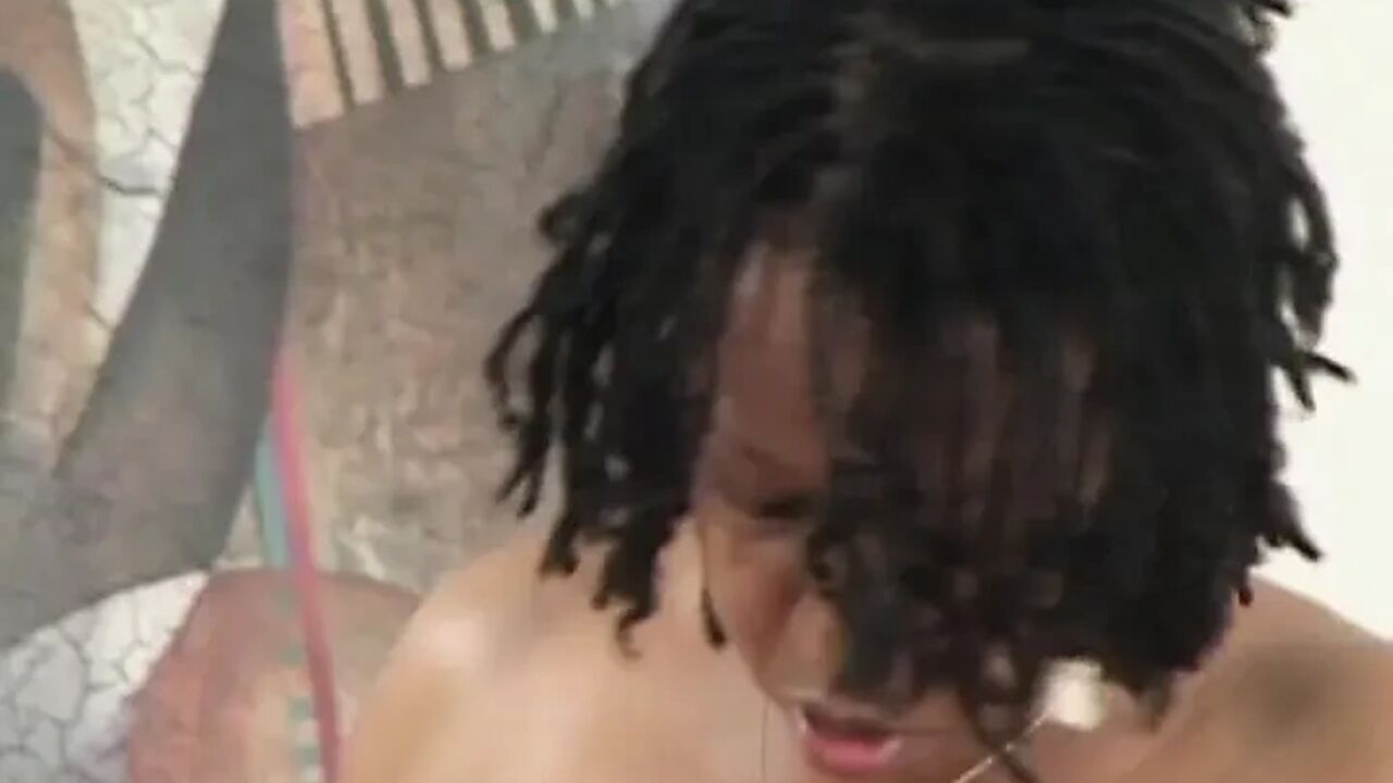 Curvy Ebony From France Riding Cock After Deep Throating It