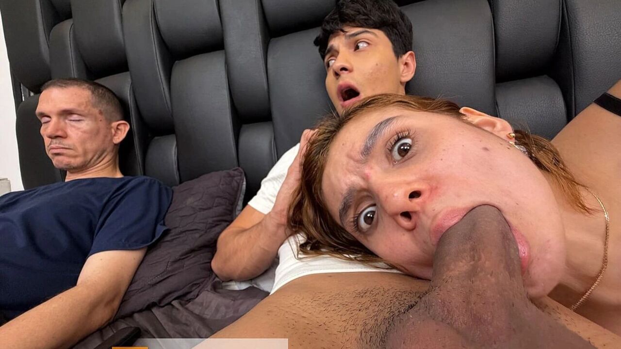 I Share a Bed with My Stepsister and Make Her Suck My Cock When My Stepfather Isn't Looking