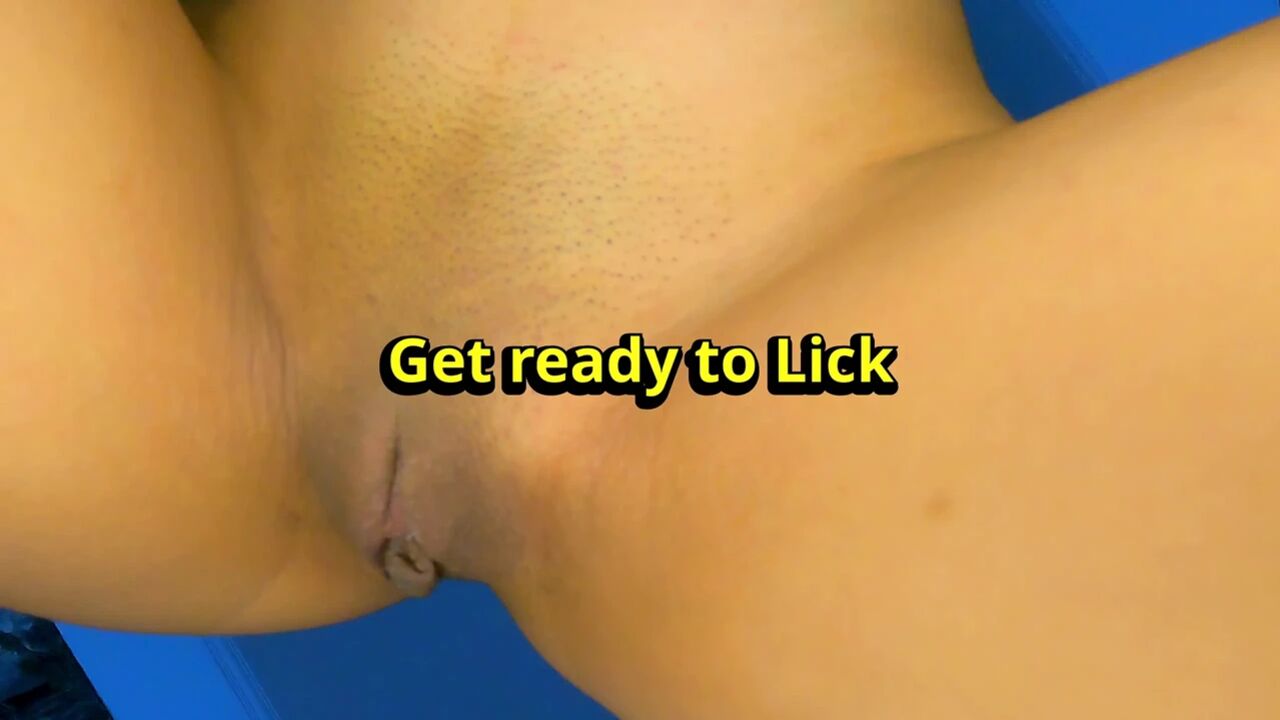 I sit on your face and let you lick my pussy - and you jerk off your cock, kiss and lick my pussy!