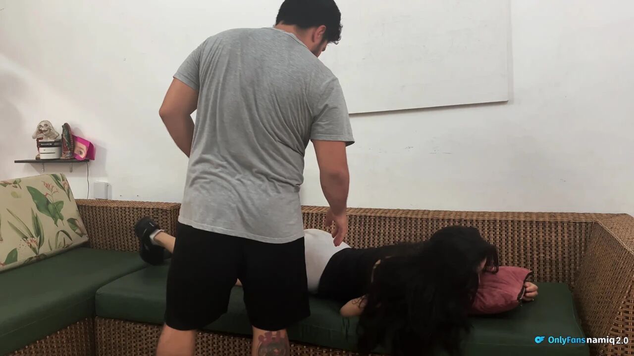 I accident my neighbor and help her with first aid after a fuck!