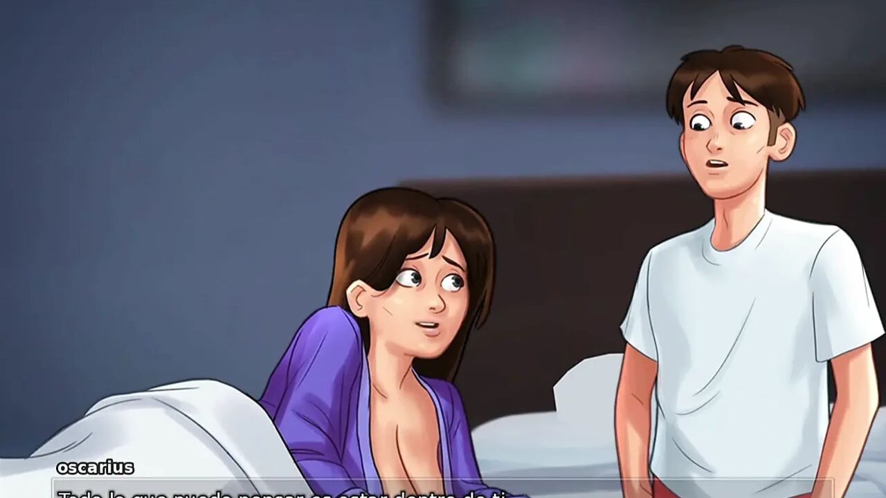 The best scenes of summertime saga with stepmother Debbie - summertime saga