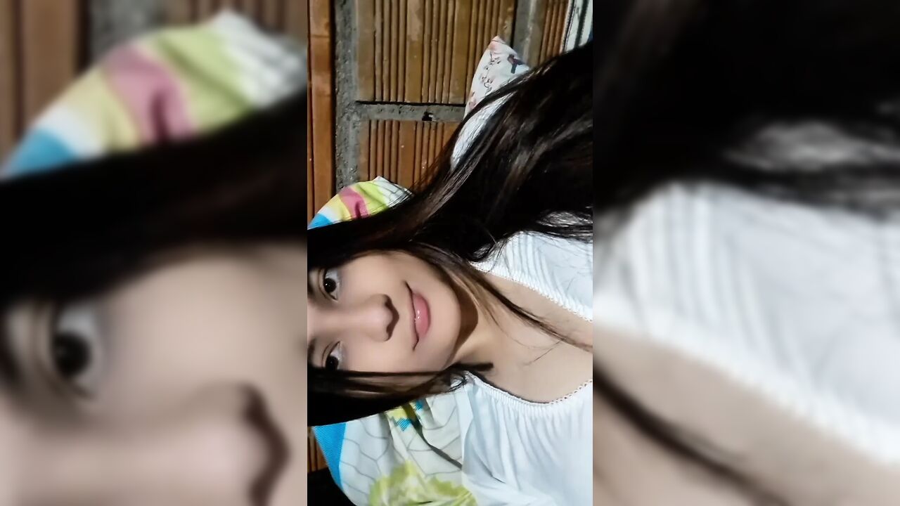 In the Morning in a Tent with a 20-year-old Girl