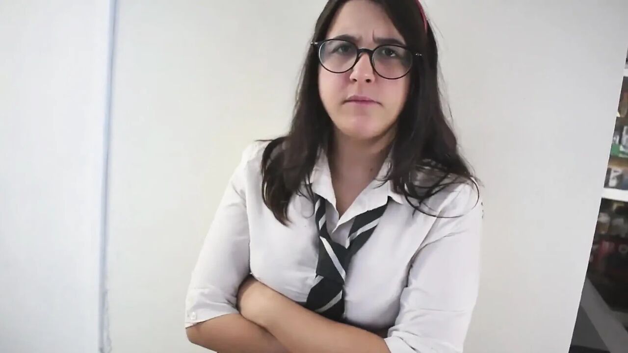 College Girl at Detention for Chew Bubblegum HD - Bunny Looner