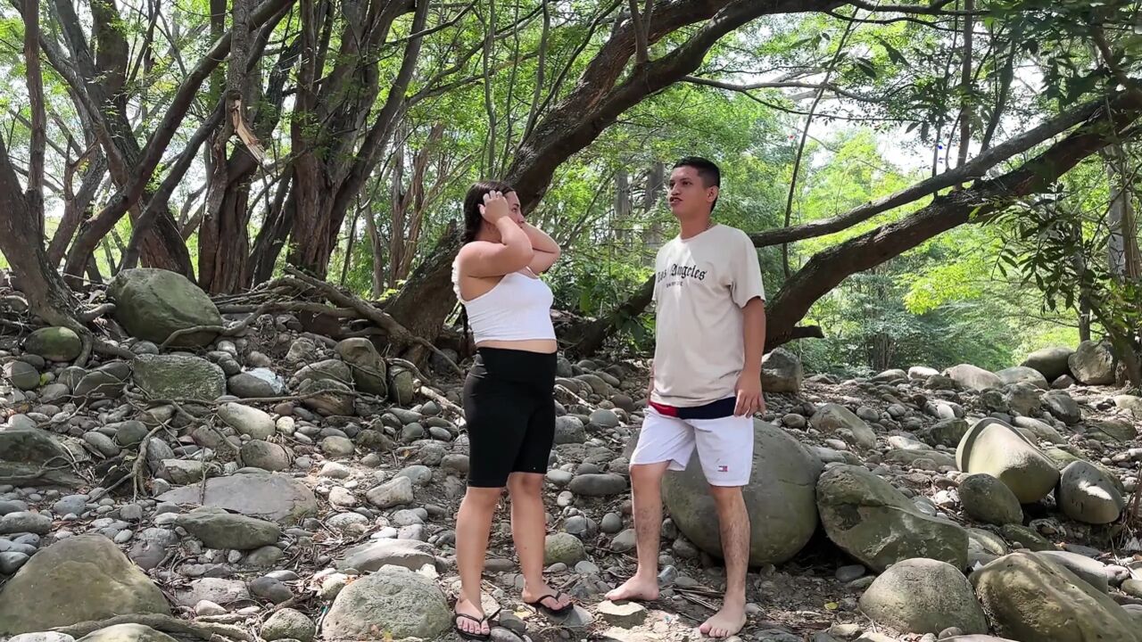 Mysterious Magic Goblin Makes Me Fuck My Fat Stepsister in Exchange for Letting Us Out of Her Magical River
