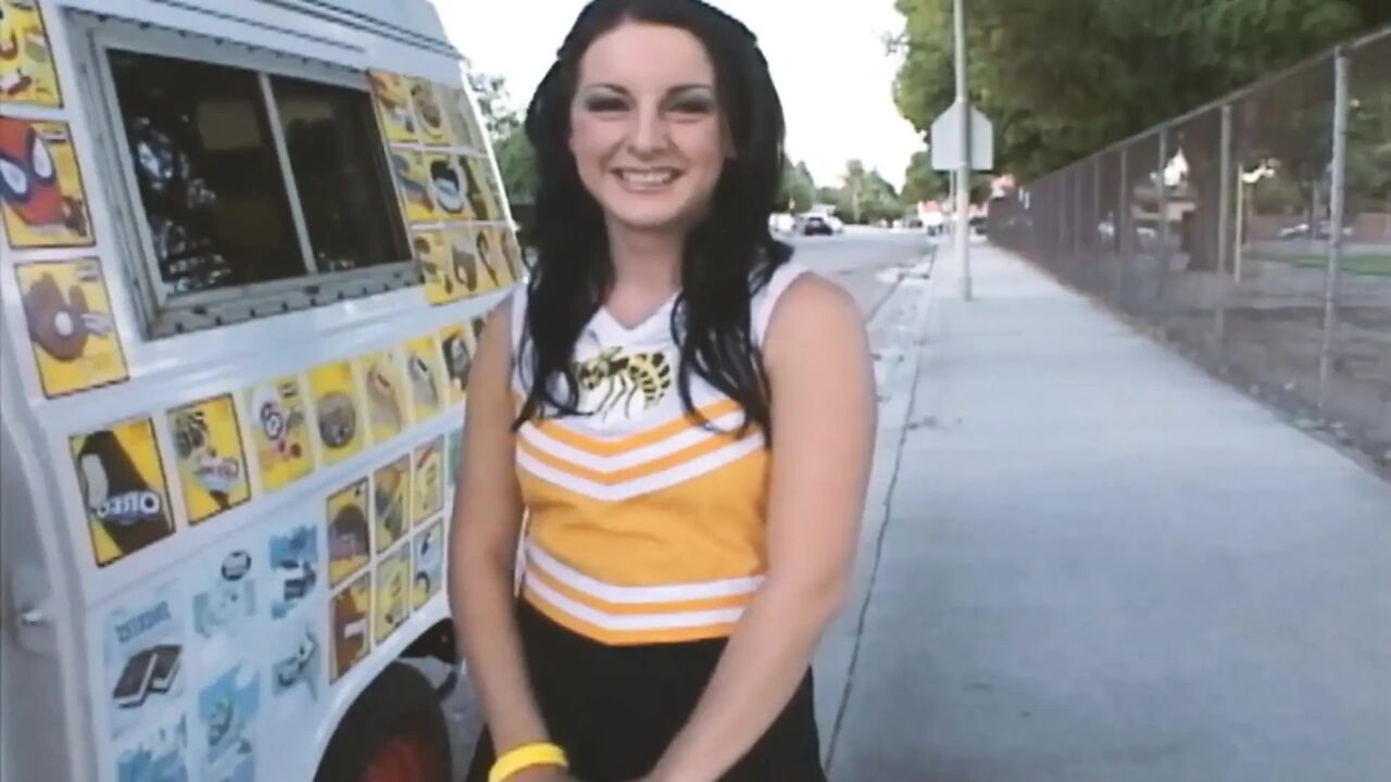 Sexy Ice Cream Scene-1_sexy Teen Brunette Gets Fucked and Facial in the Ice Cream Truck
