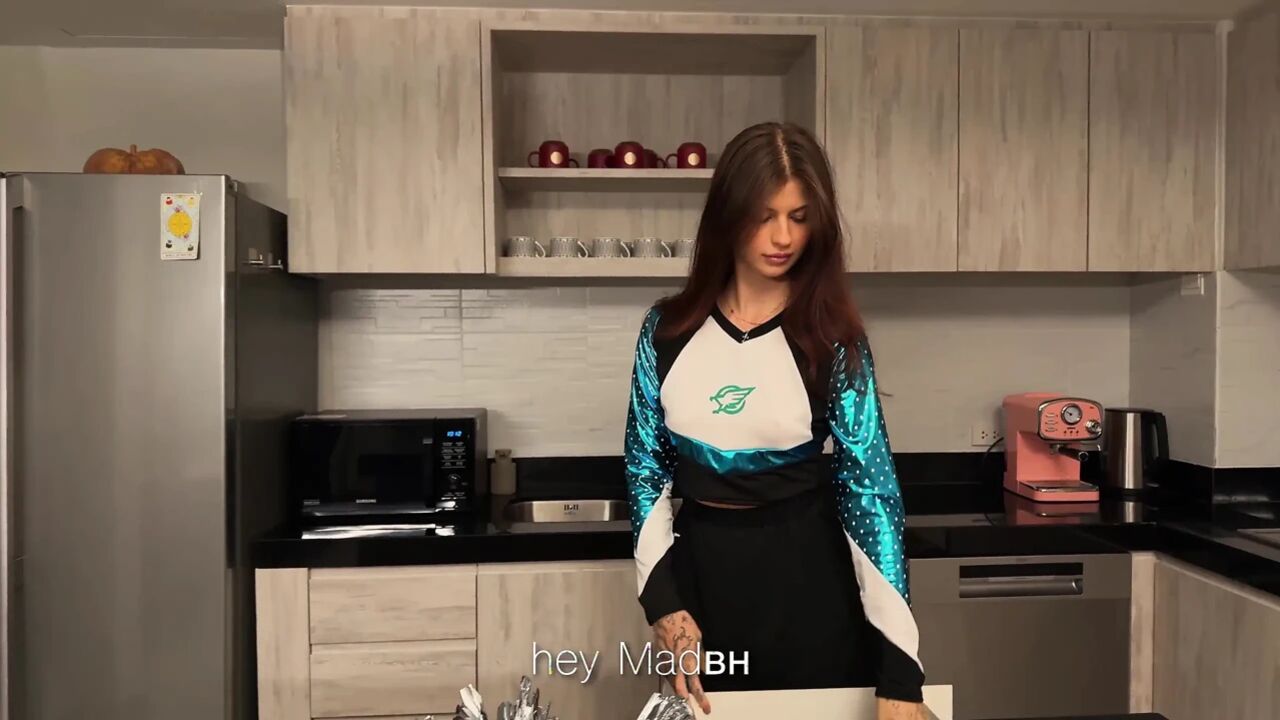 Step Stepdaughter-cheerleader Is Blatantly Begging Me for Money, I Tricked Her to Fuck