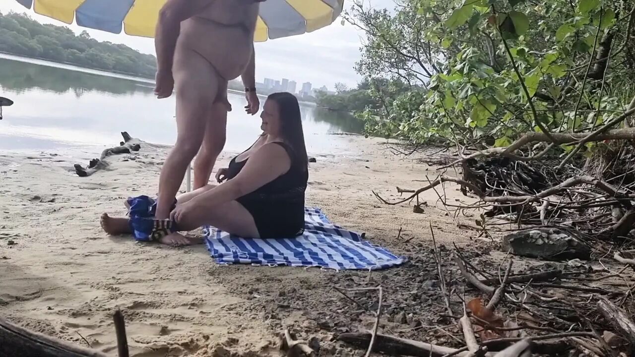 Almost caught fucking at the river - Exclusive on FapHouse