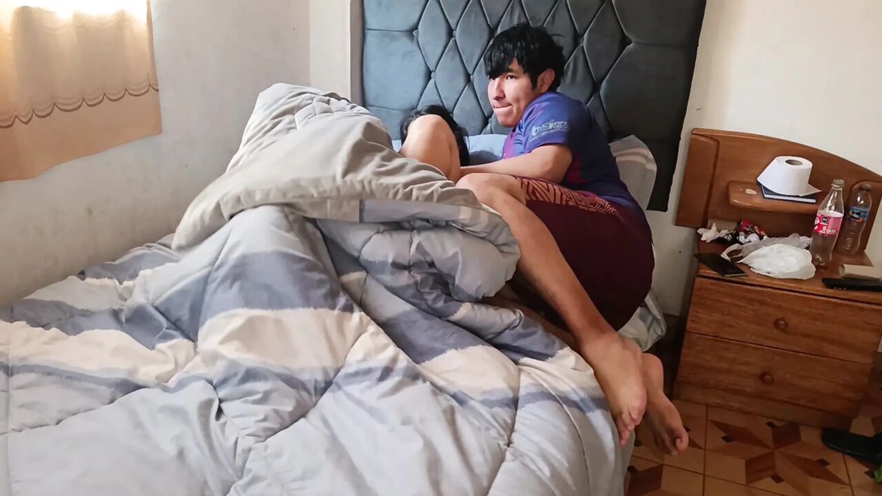 Nice fuck we do homemade in my bed