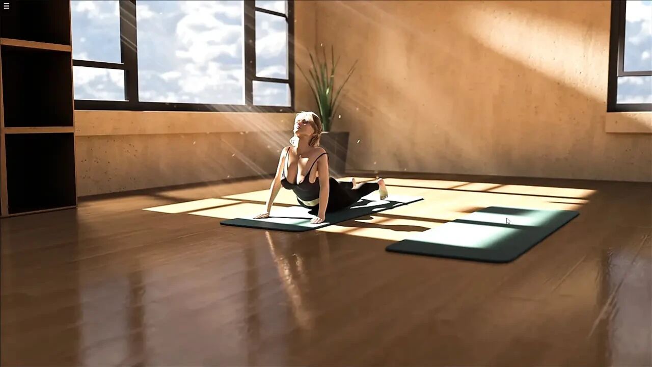 Big Boob Girl Doing Yoga And Her Nipples Slips