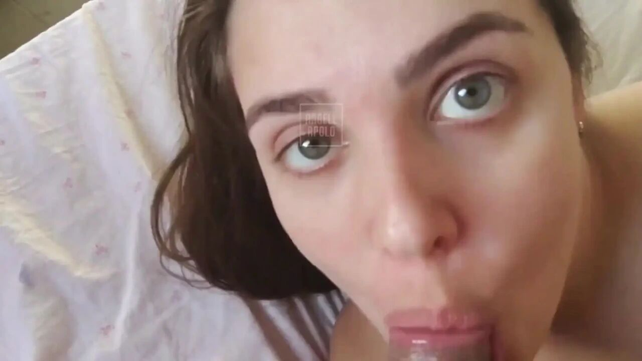 Wet Blowjob From My New Stepmom - My Stepdad Left and I Had to Take Advantage