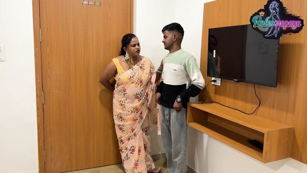 The stepson got married and brought his wife home, then he had sex in front of his stepfather and the stepfather watched it all.