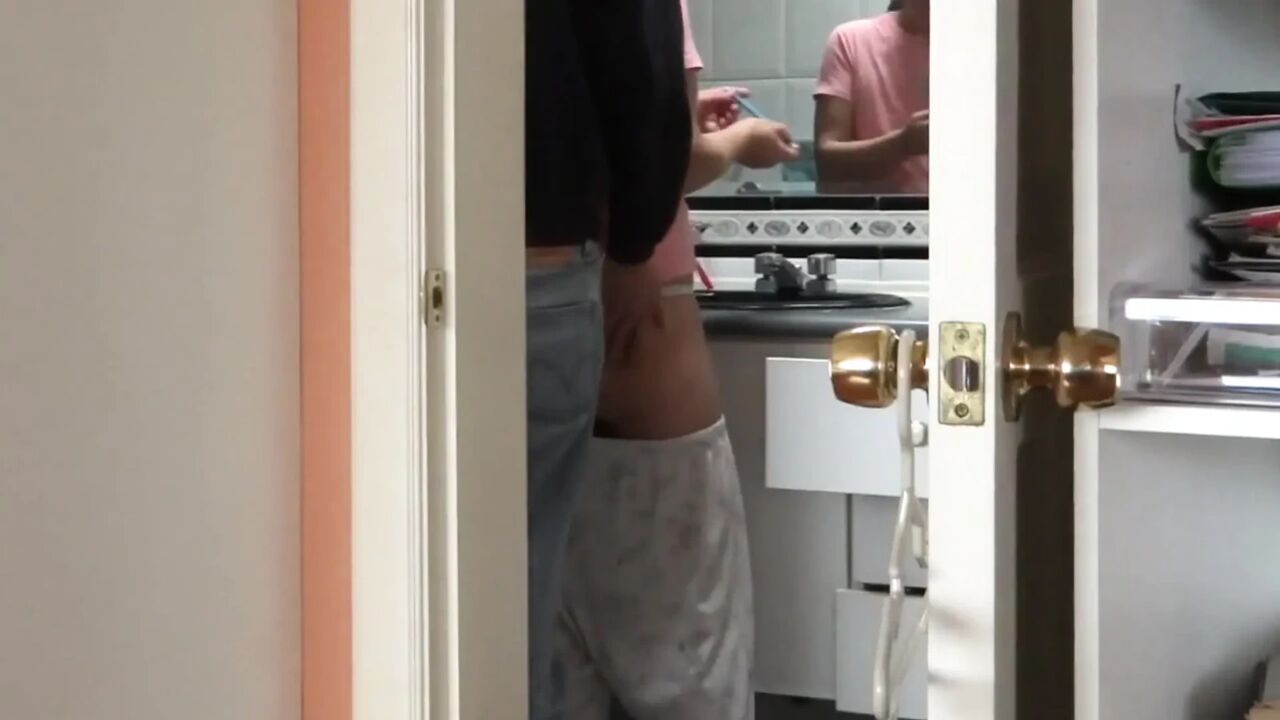 Watch me teasing my wife in the bathroom