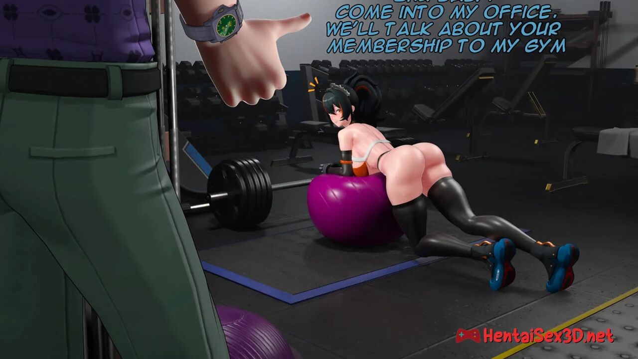 Zhu Yuan in the gym (4K Hentai)