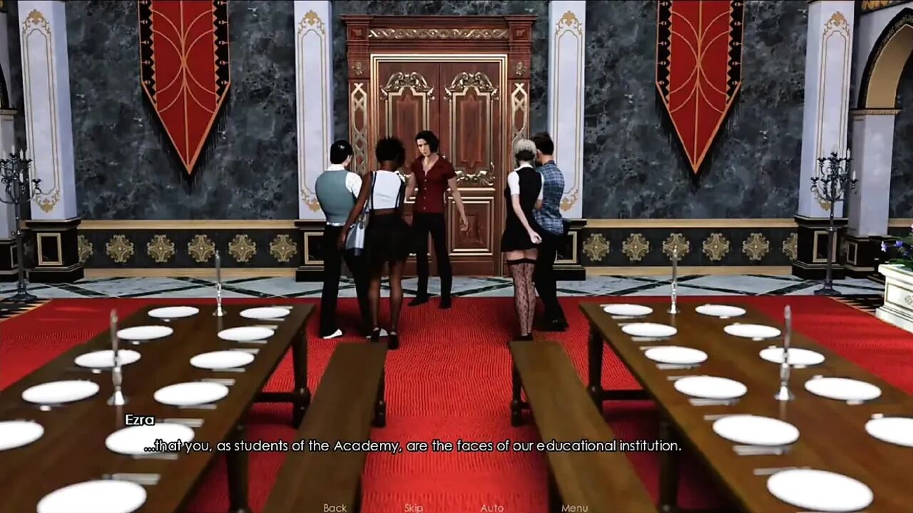 Lust academy #8: faith gave me a massage, Adelle is almost nude at the club