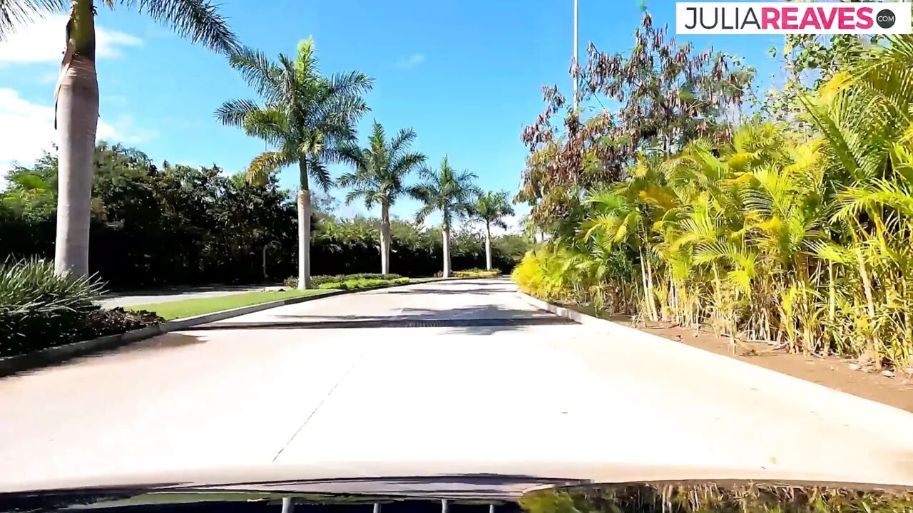 Horny milf sucks lovers huge cock hard inside the car