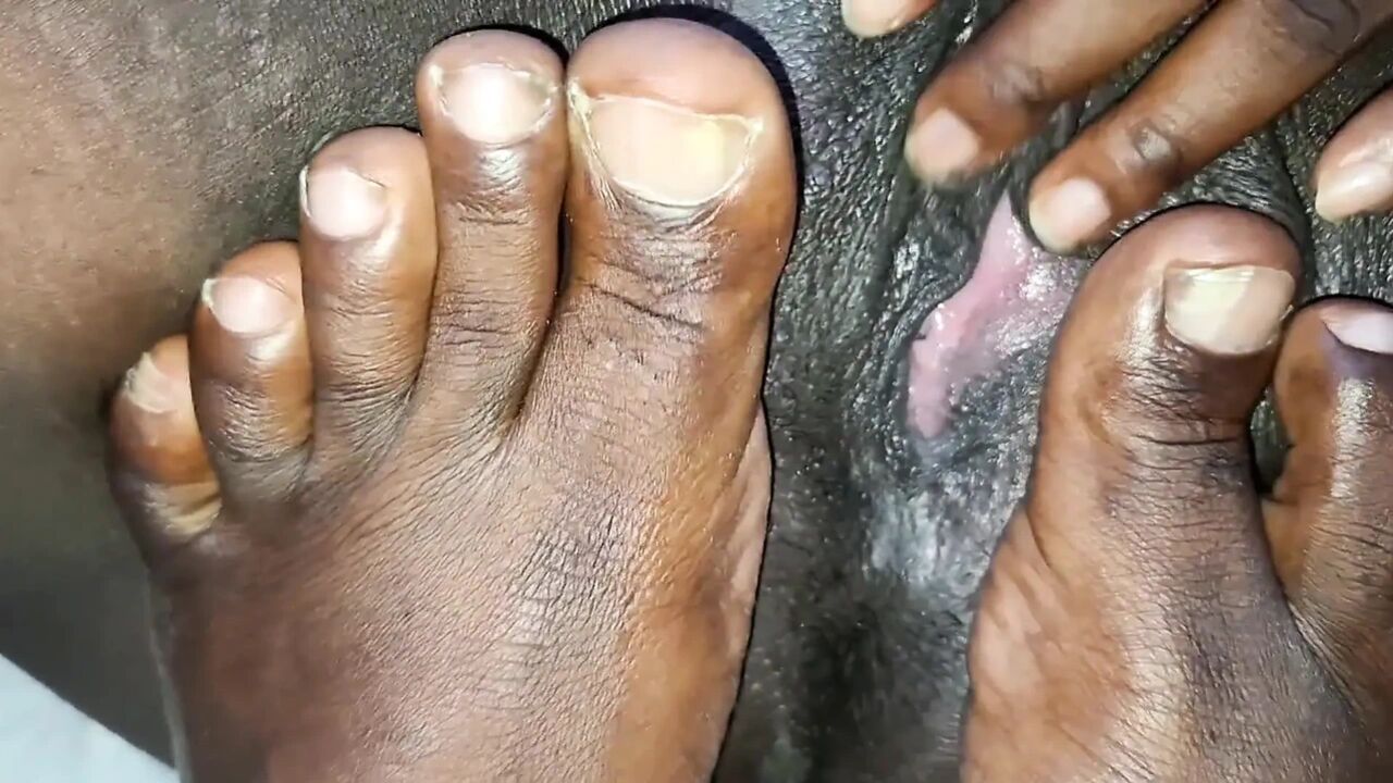 Dirty Foot Fucking Clean Pussy Until She Cums.