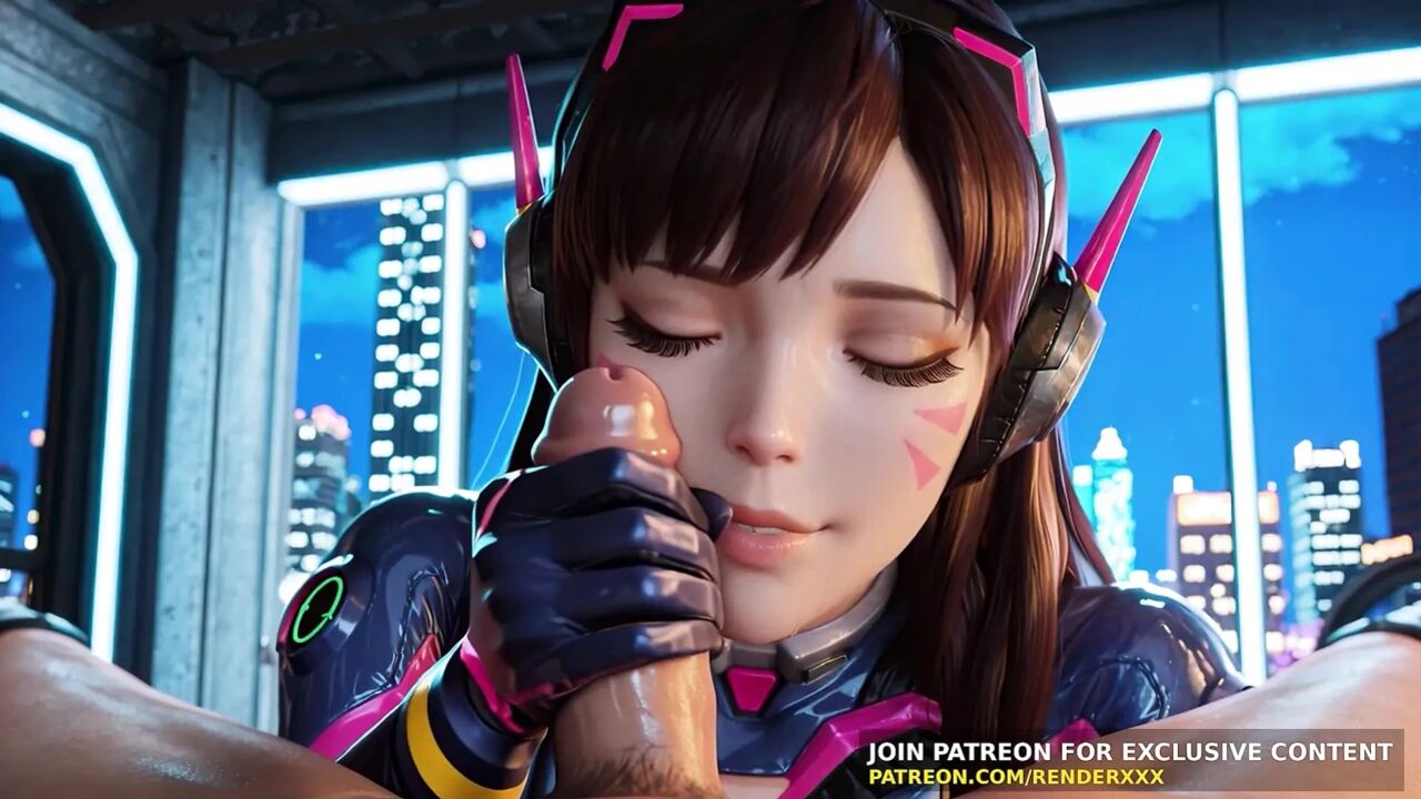 3D Animation : Overwatch - Dva Needs Your Cock Uncensored Hentai