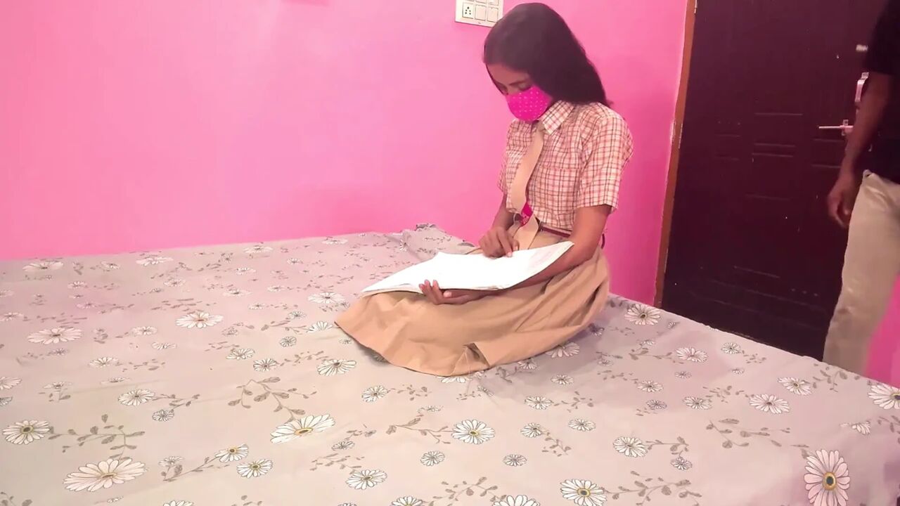 A Student Studying in Her Room Sucked My Cock and Got Fucked in Hardcore Doggy Style