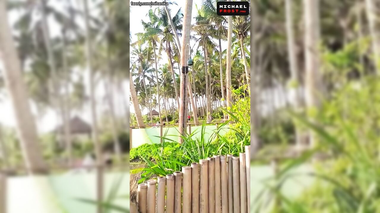 Fuck Young Couple Outdoor Veranda