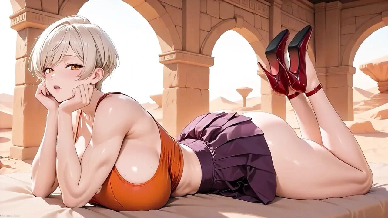 Big Tits Blonde Planned Sunbathe Ended in Overflow Haha