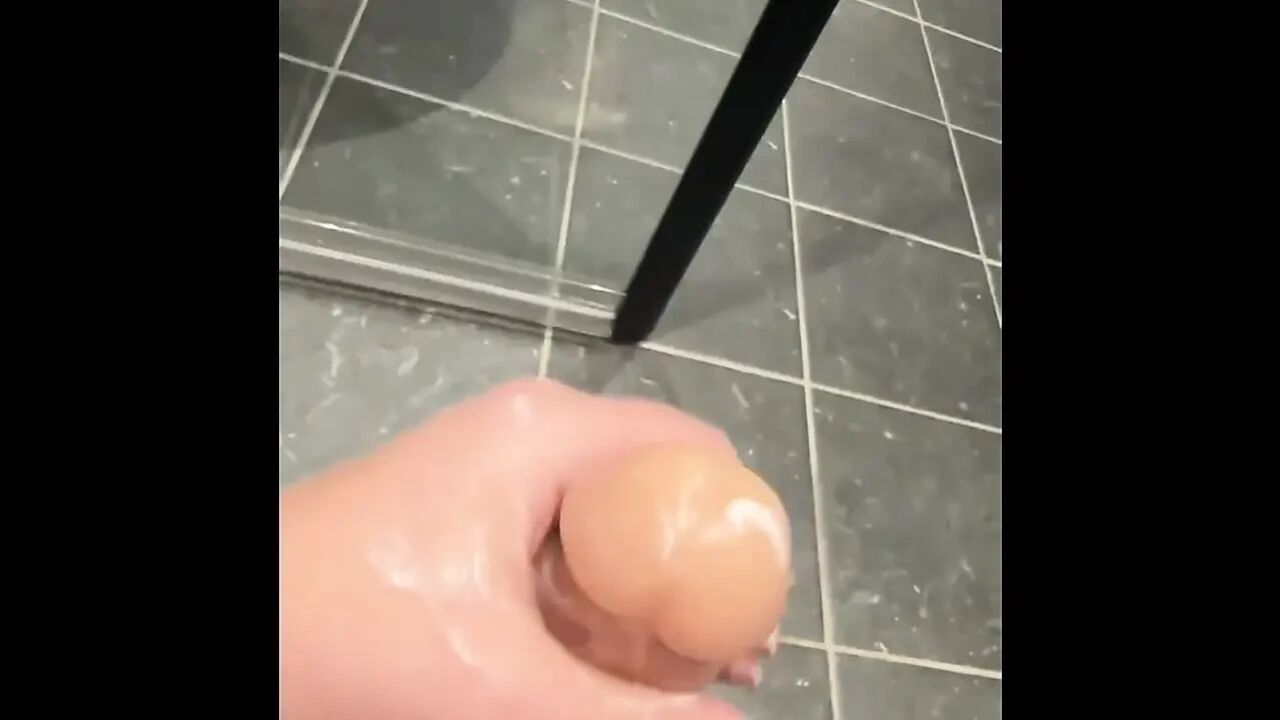 Dildo fuck in shower with biggest squirt