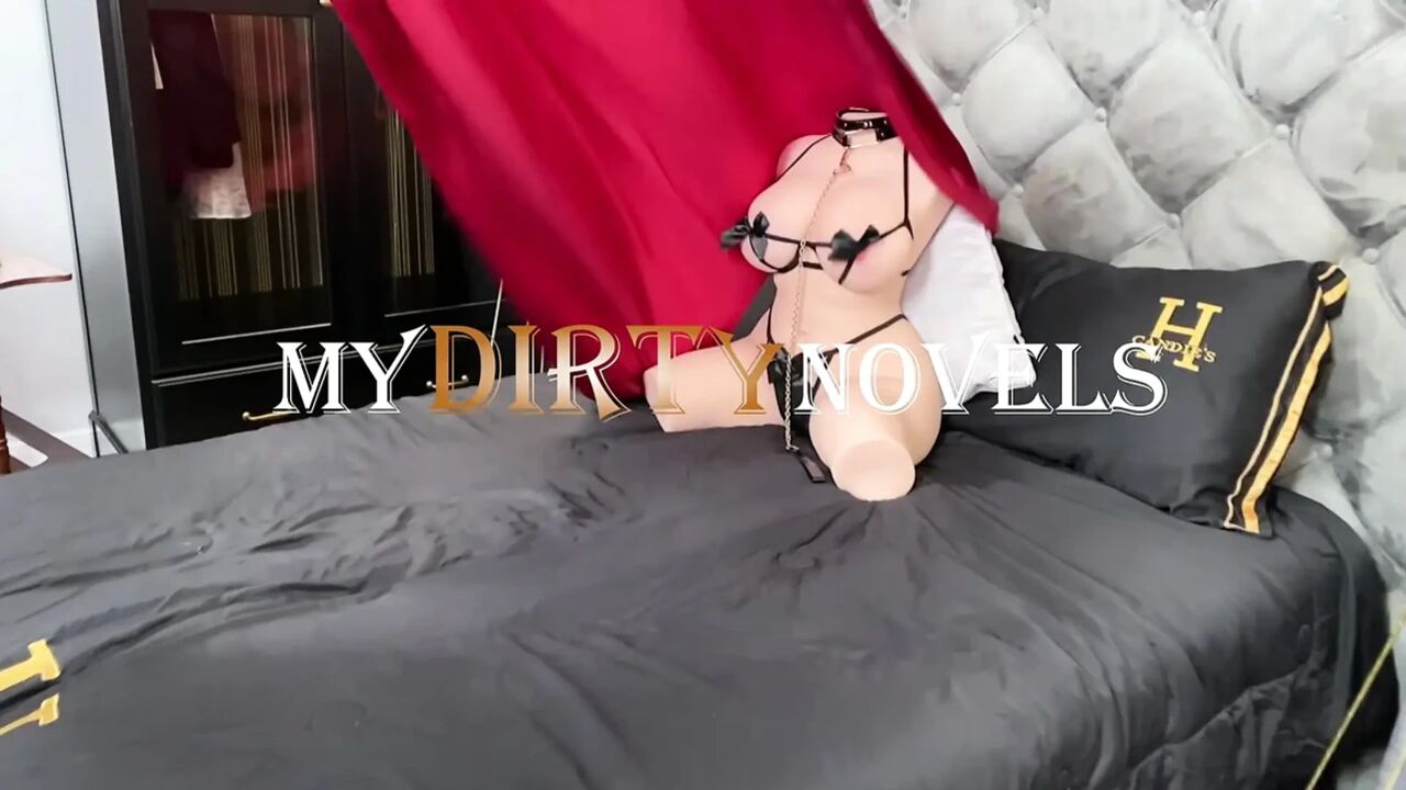 A couple practicing sex with a doll compilation
