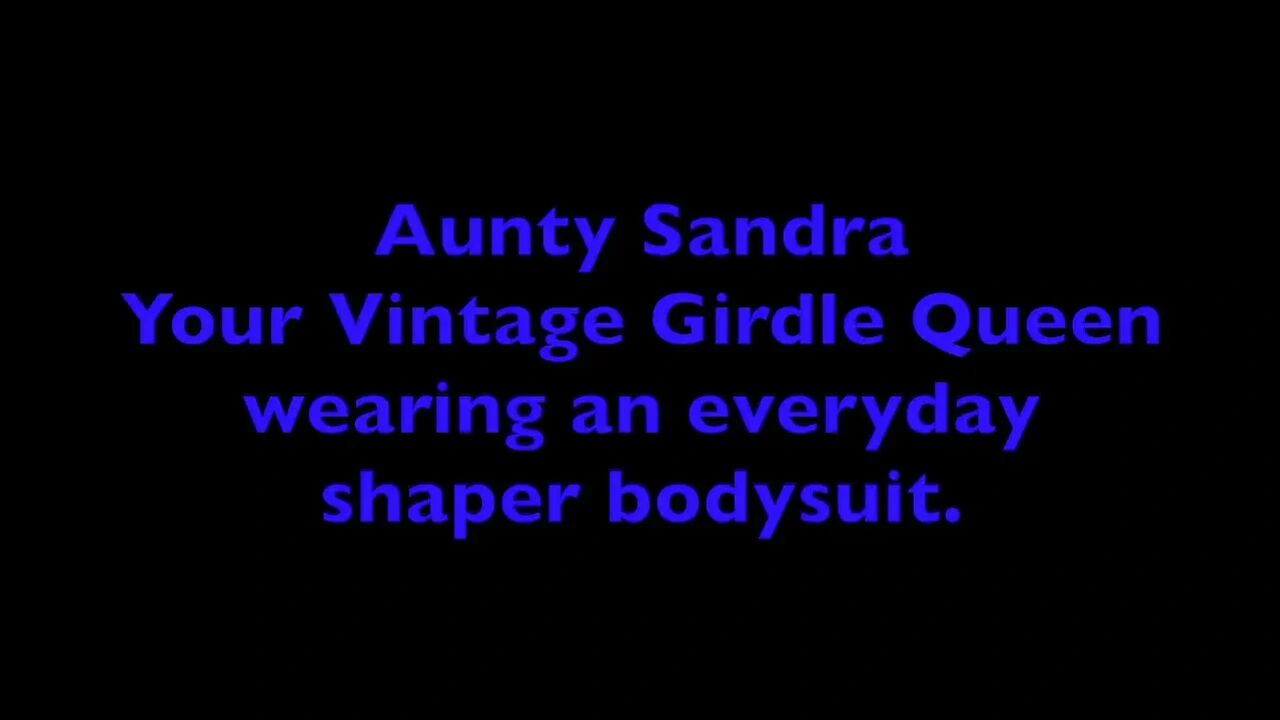 Vgq16 Aunty Sandra Wearing Her Soft Shape Wear All in One