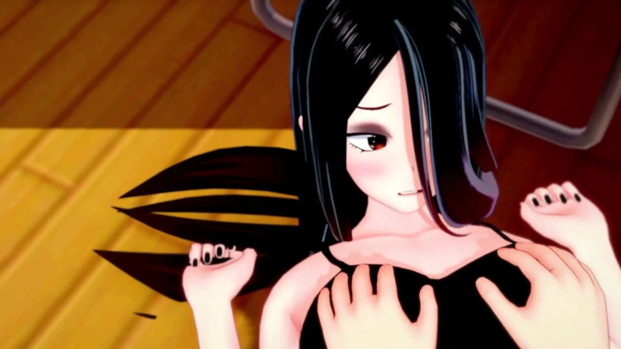 Hentai +18 Fucking the big ass gothic of the class - hentai