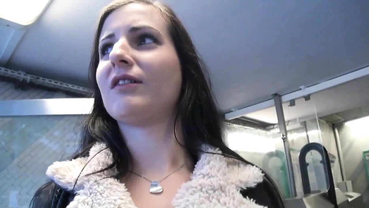 A Pretty 20-year-old Slut Gets Fucked by Two Strangers.