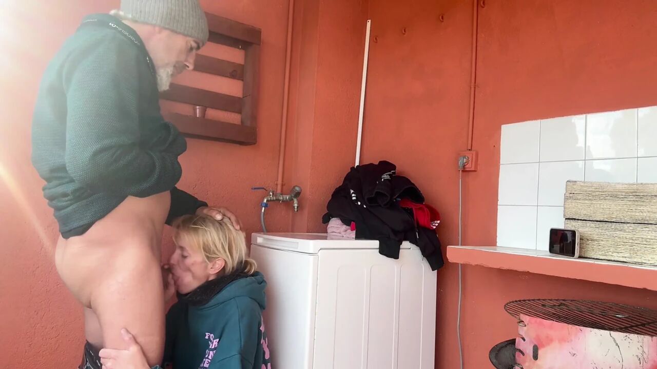 Accidental Fuck in the Laundry Room with My Little Neighbour