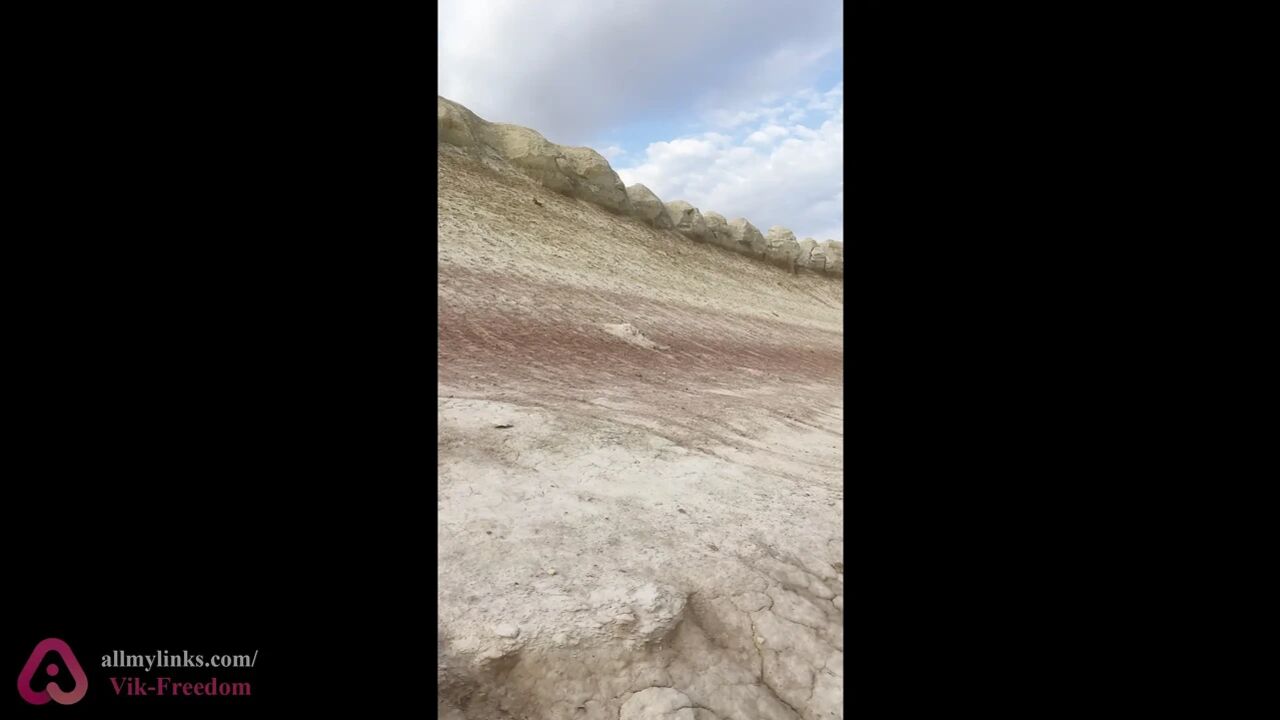 Public sex in nature! Fucked a blonde on a hiking trail! POV!