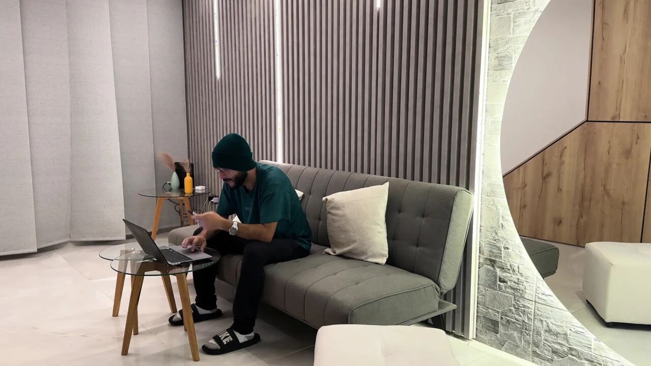 Big-breasted brunette MILF helps her brother-in-law when his wife is away