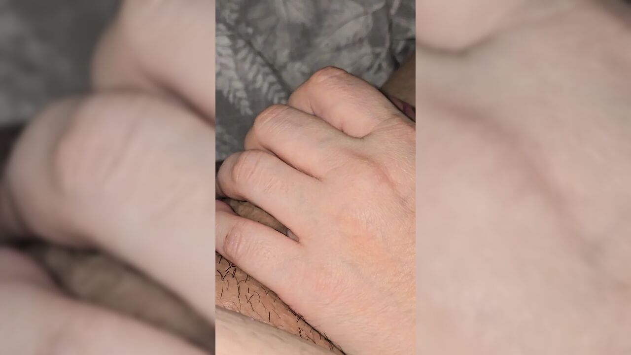 Nerdy Redhead Step Mom Milking Submissive Step Son Cock in bed