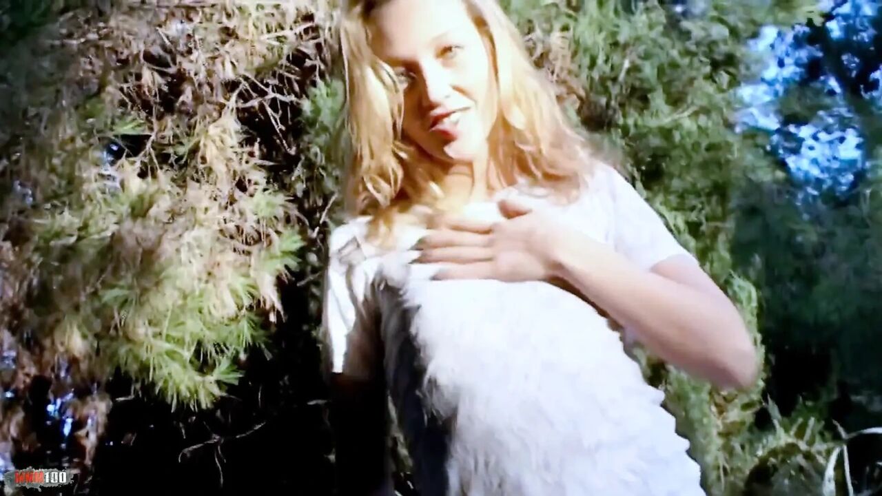 Lady-margaux Great Blonde Lady Margaux Removing Clothes in the Woods