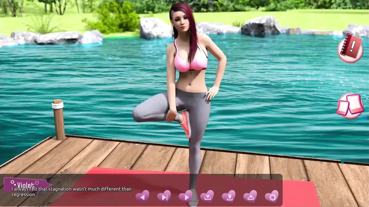 Helping the hotties #3 - Johannes took a sneak peak to see what the girl in the cabin is up to.
