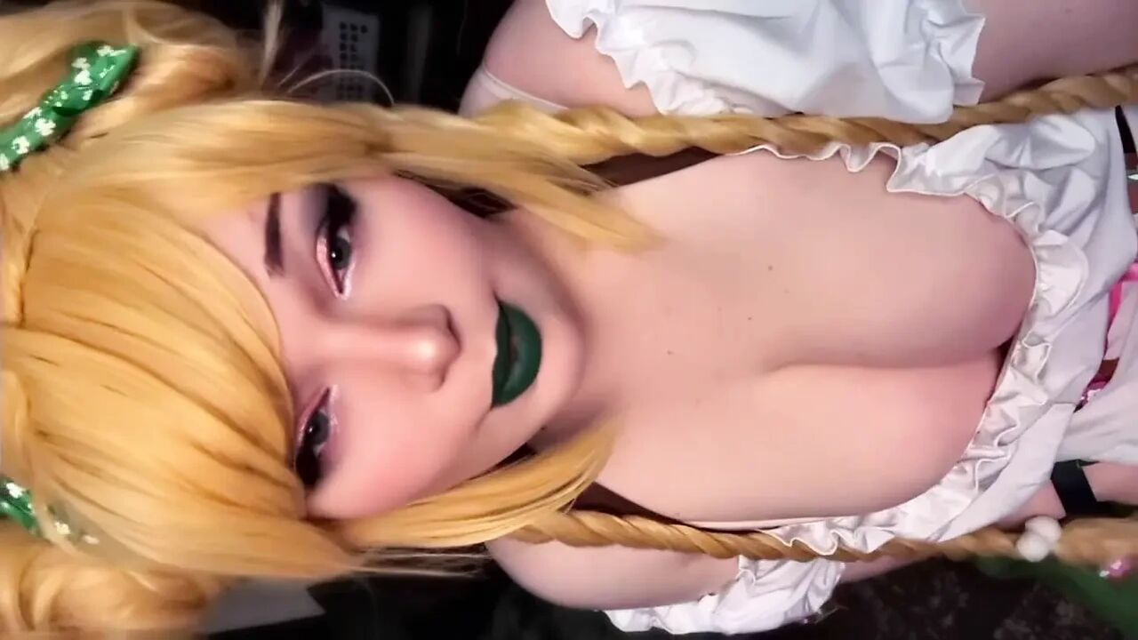 Irish Barmaid Gags on Massive Cock