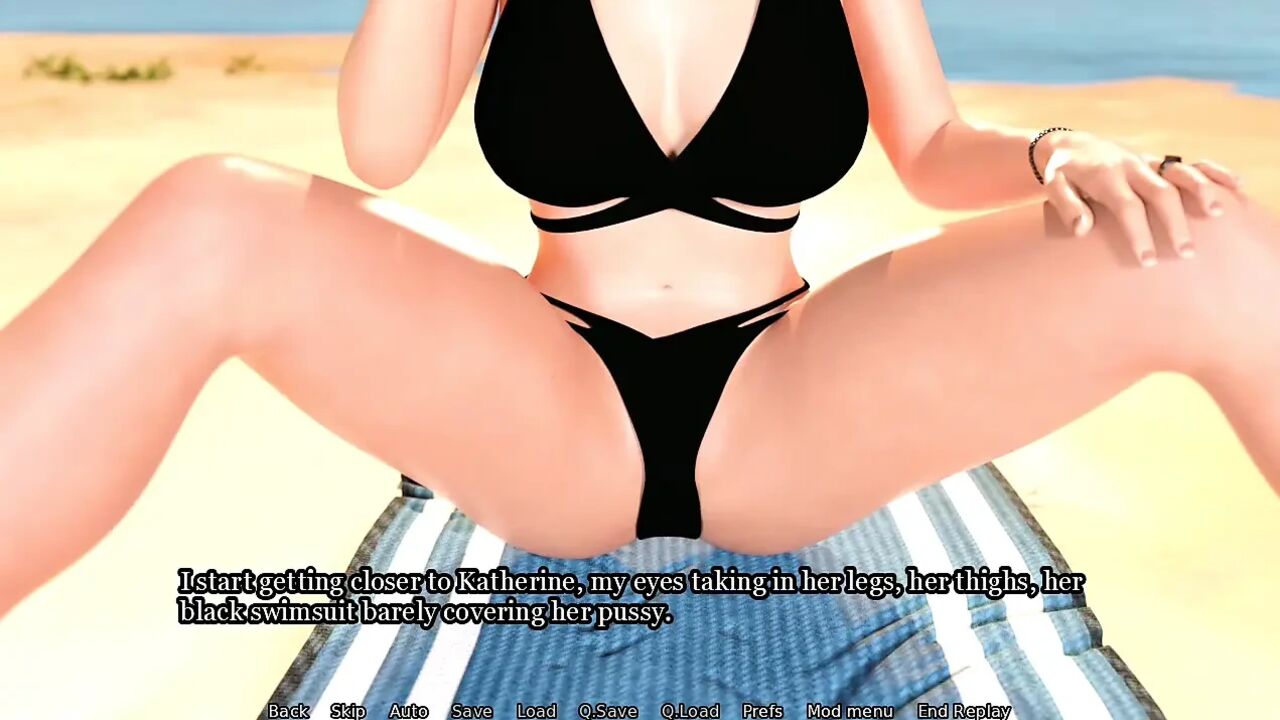 Big Dick Man Fucks his neighbour big boobs in beach