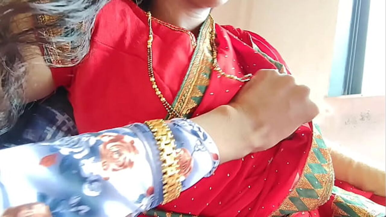 The landlord spit on the maid Kantabai aka Muskan Bhabhi's ass and pussy and fucked her