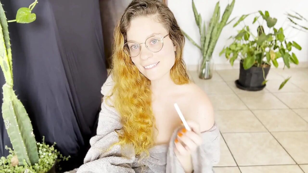 Smoking in a Bathrobe