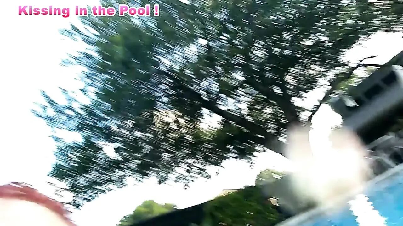 Nurse Vicki and Handsome Harry Are Having Fun Kissing in the Pool!